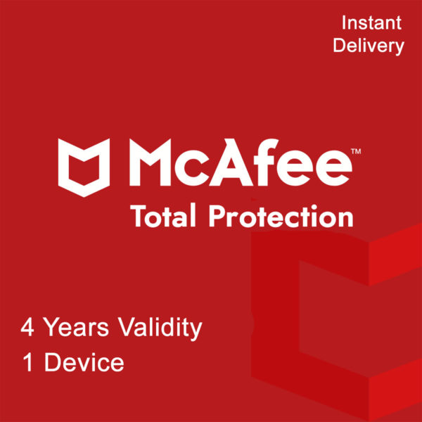 McAfee Total Protection 4 Years License Key